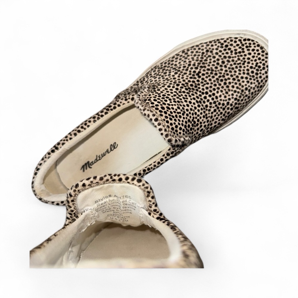 Madewell Calf Hair Slip-On Sneakers - Women’s Shoes - US Size 7 M - Picture 12 of 17